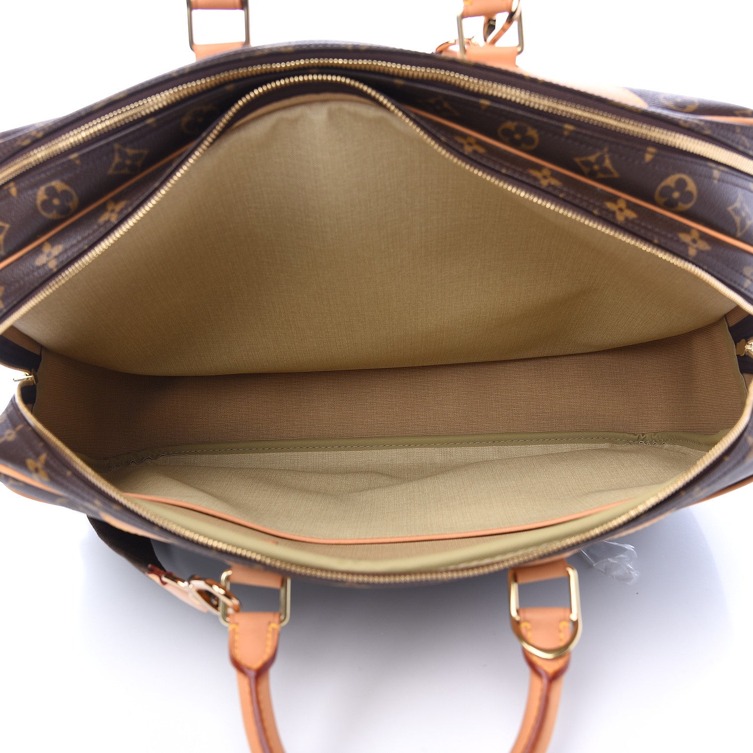 Louis Vuitton Monogram Alize 2 Compartment Luggage Travel Bag 5 of 10
