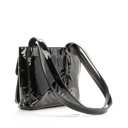 Chanel Patent CC Flap Tote Black 3 of 12
