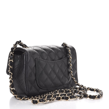 Chanel Caviar Quilted Mini Rectangular Flap Black 3 of 8