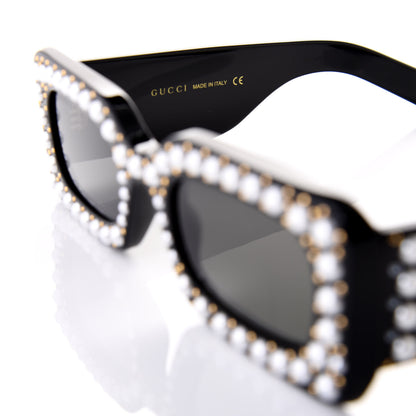 Gucci Pearl Hollywood Forever Sunglasses GG0146S Black 6 of 8