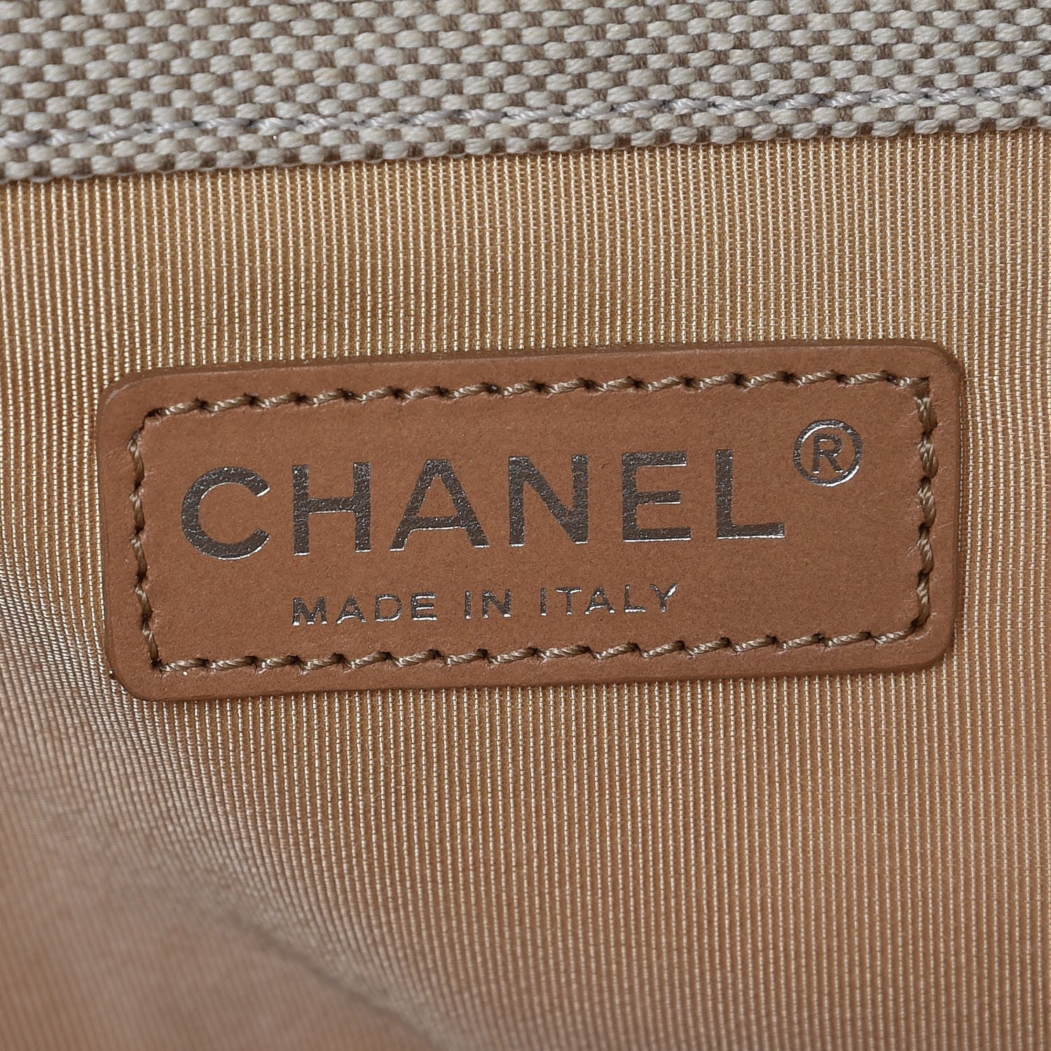 Chanel Canvas Camellia N°5 Tote Beige 11 of 21