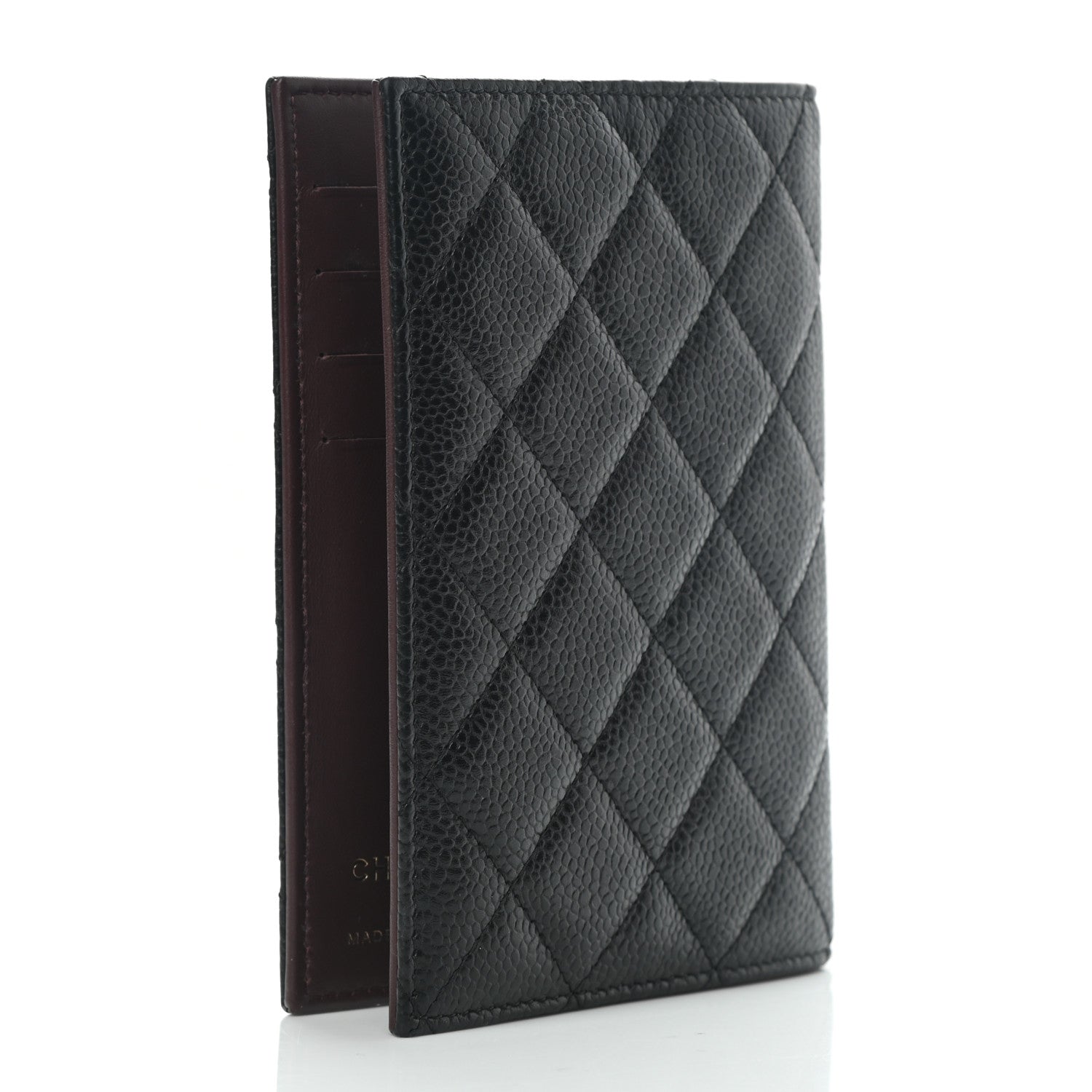 Chanel Caviar Quilted Passport Holder Black 3 of 7