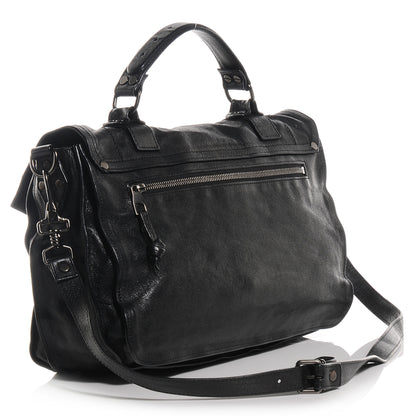 Proenza Schouler Lambskin PS1 Medium Satchel Black 3 of 8