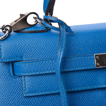 Hermes Epsom Kelly Sellier 25 Bleu Zanzibar 25 of 37