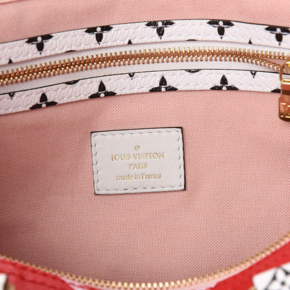 Louis Vuitton Monogram Giant Speedy Bandouliere 30 Rouge 6 of 10