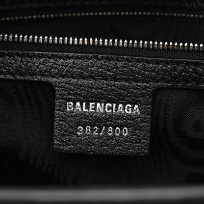 Gucci X BALENCIAGA BB Monogram Web Graffiti Medium Ophidia Shopping Tote Black 7 of 10