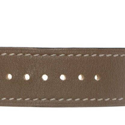 Hermes Swift 38mm Apple Watch Double Tour Band Etoupe 6 of 9