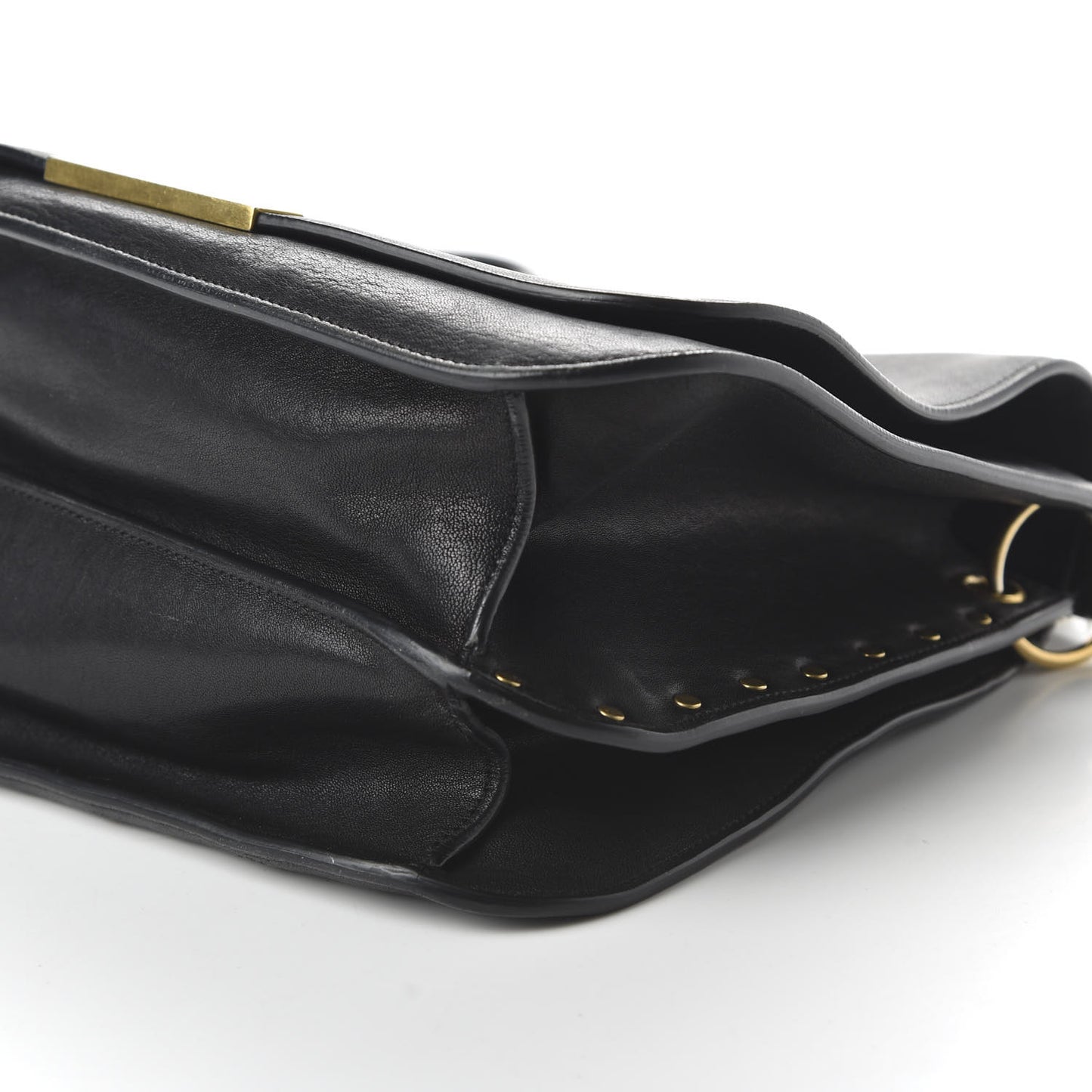 Lambskin Amalia Flap Shoulder Bag Black