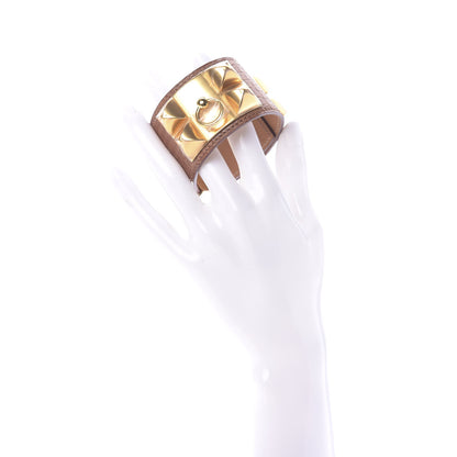 Hermes Matte Alligator Collier De Chien CDC M Maize 2 of 7