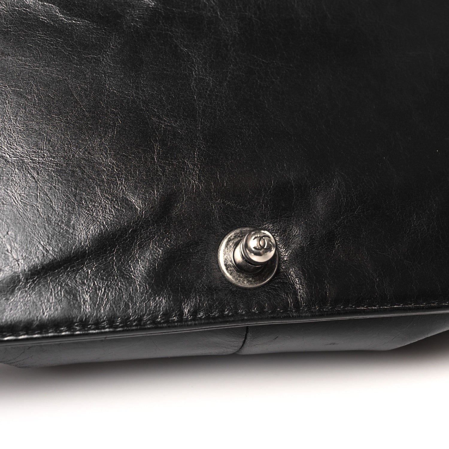 Chanel Calfskin Double Stitch Medium Boy Flap Black 11 of 11