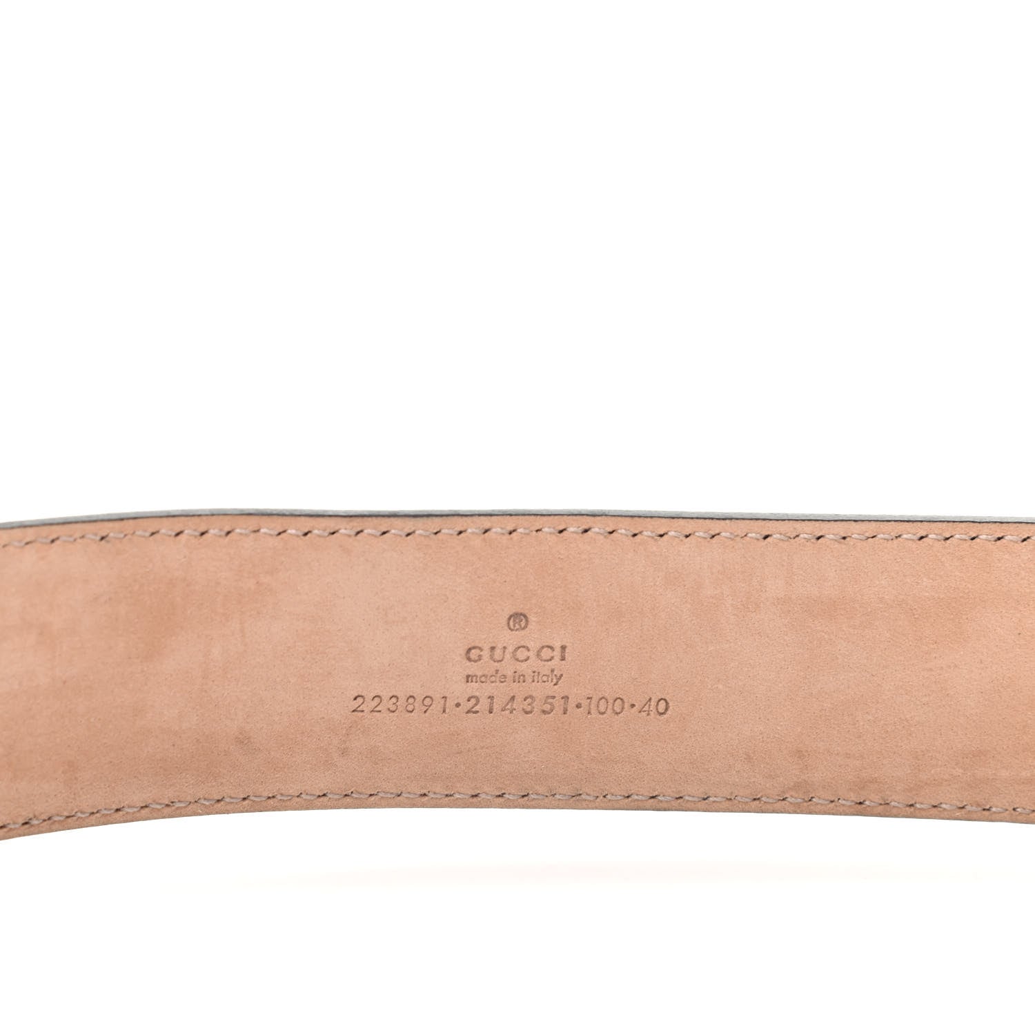 Gucci Imprime Monogram Interlocking G Belt 100 40 Black 3 of 5