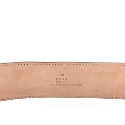 Gucci Imprime Monogram Interlocking G Belt 100 40 Black 3 of 5