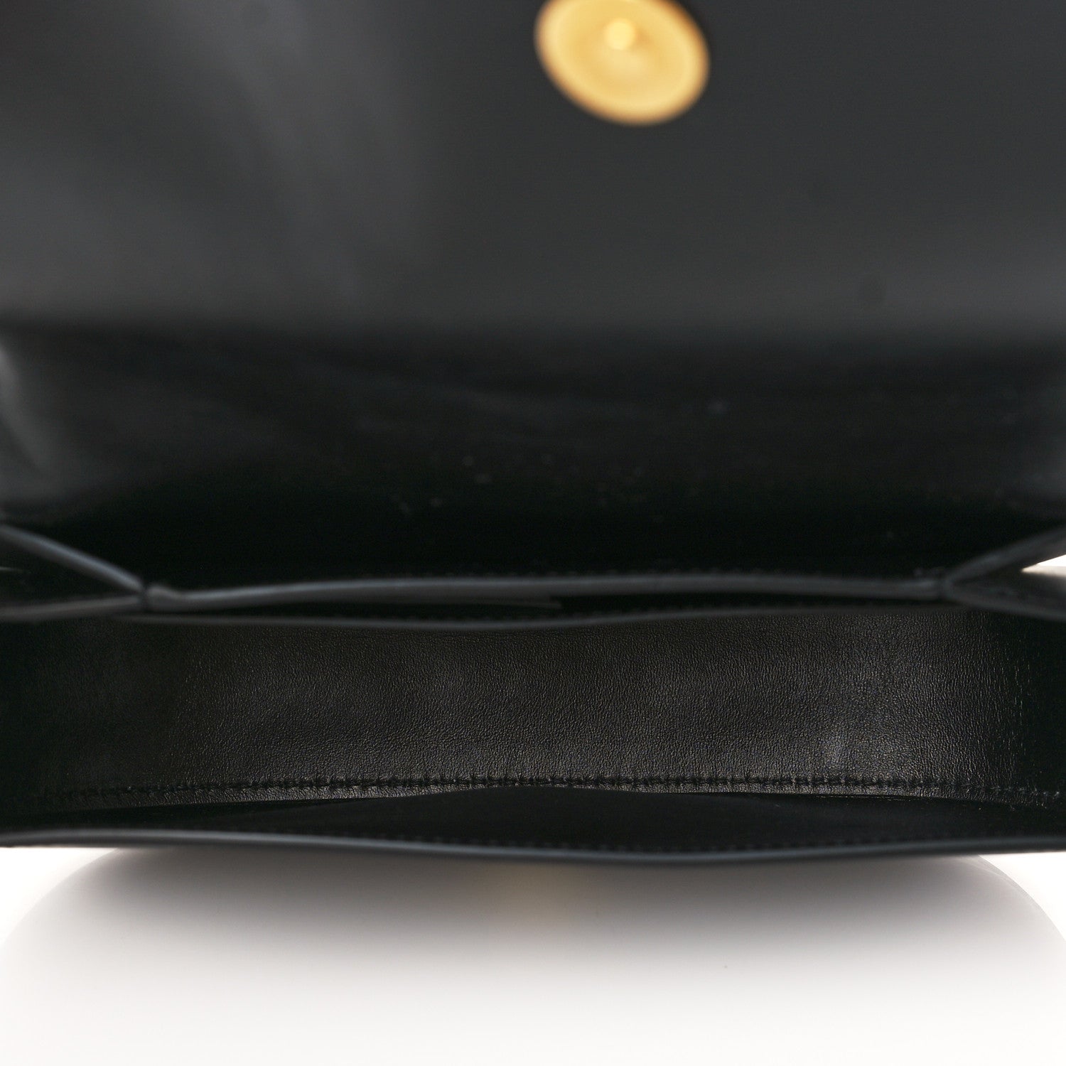 Versace Calfskin Medium Greca Goddess Shoulder Bag Black 5 of 6