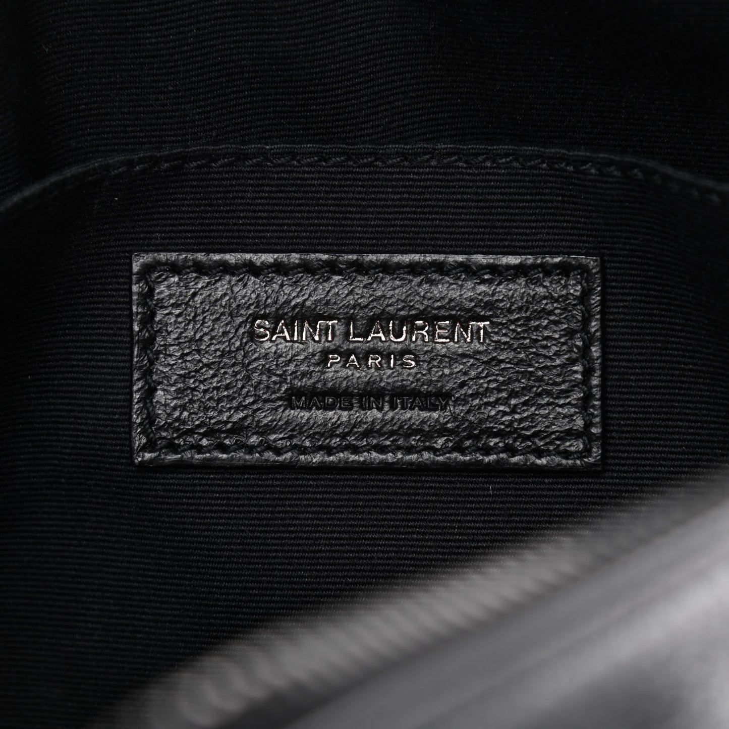 Lambskin Monogram Small Lou Camera Bag Black