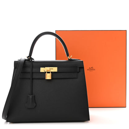 Hermes Epsom Kelly Sellier 28 Black 11 of 11