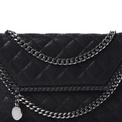 Stella McCartney Shaggy Deer Quilted Mini Falabella Crossbody Black 9 of 9