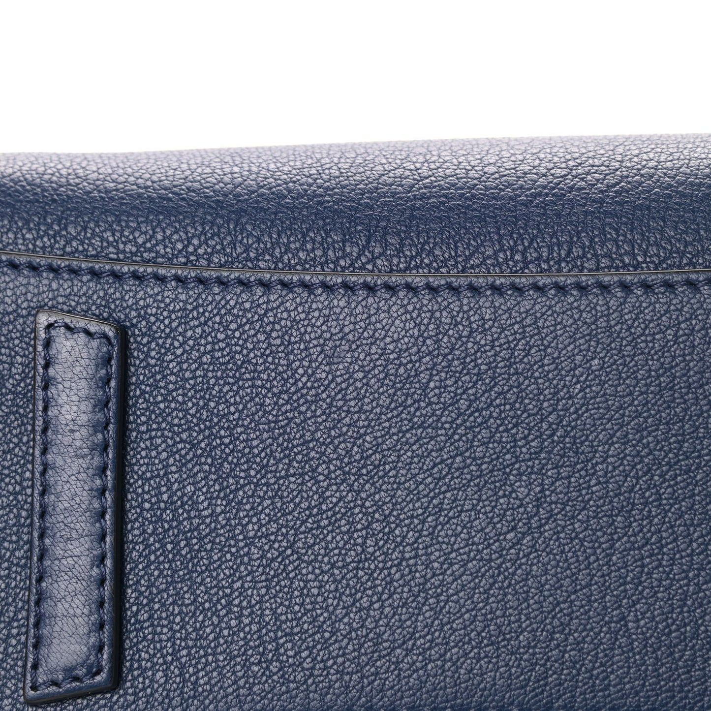 Sugar Goatskin Mini Antigona Navy