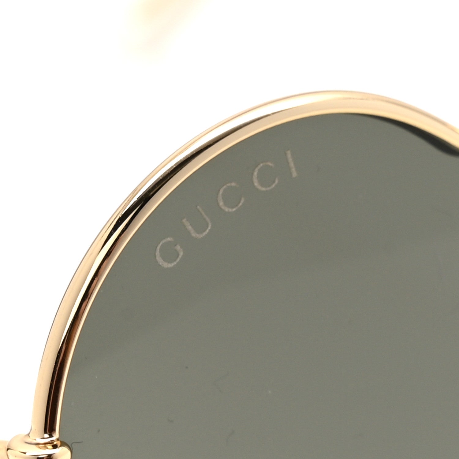 Gucci Metal Heart Sunglasses GG1283S Gold 9 of 10