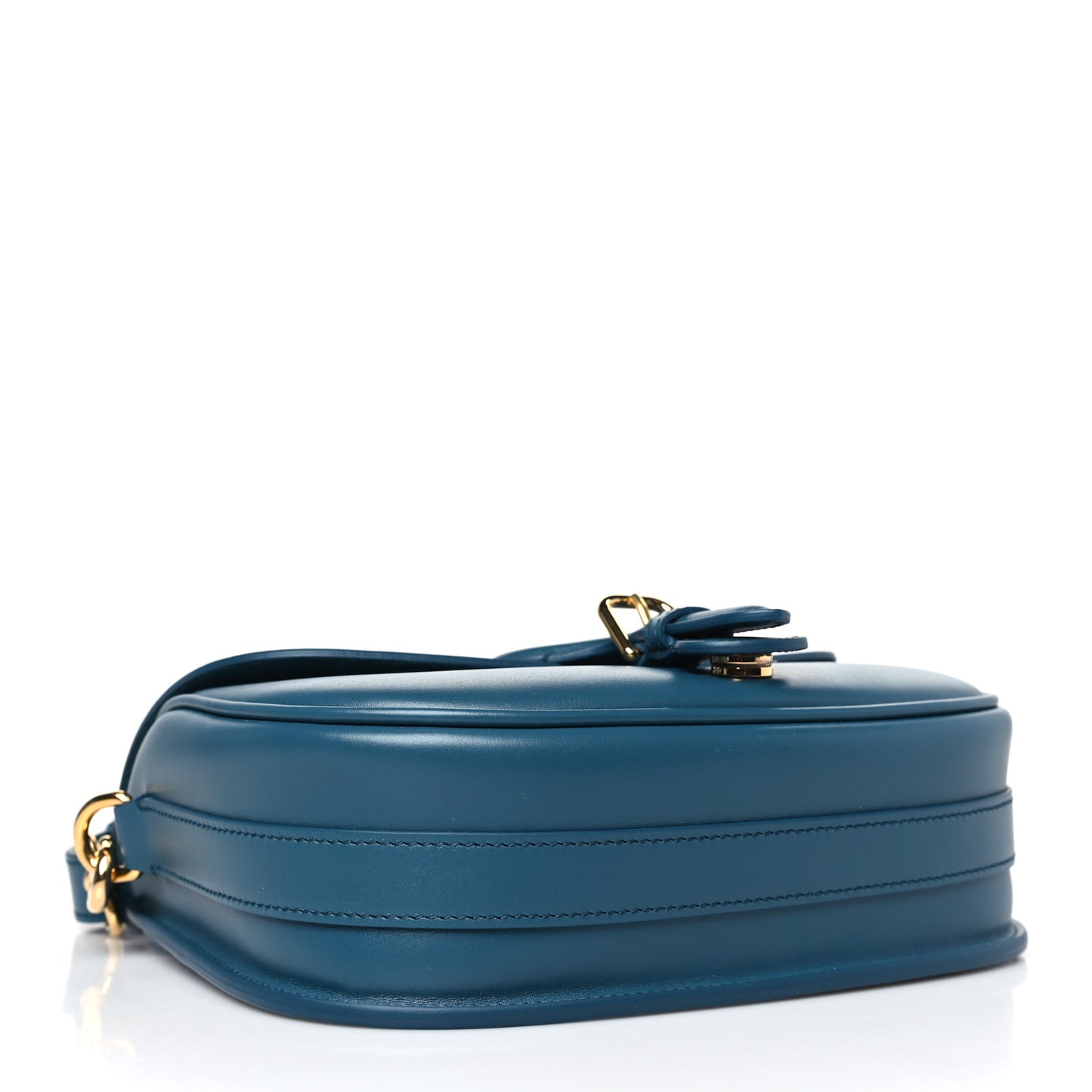 Box Calfskin Medium Bobby Flap Blue
