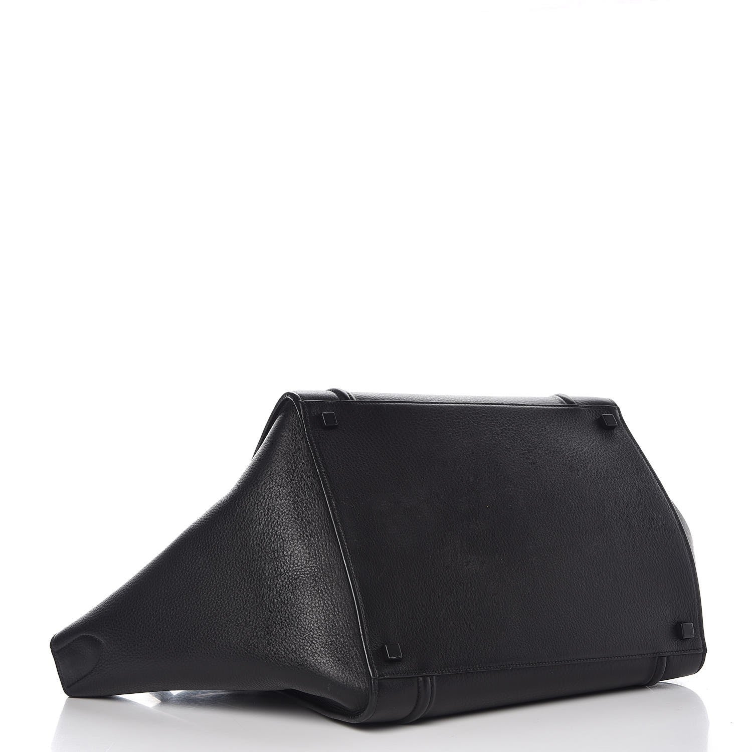 Celine Supple Calfskin Medium Phantom Luggage Black 4 of 10