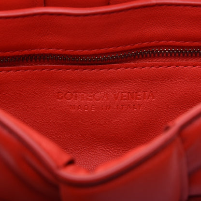 Bottega Veneta Lambskin Maxi Intreccio Padded Chain Cassette Crossbody Bag Nail Polish 7 of 9
