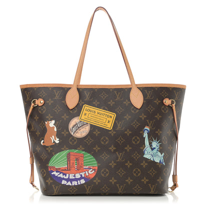 Louis Vuitton Monogram My World Tour Neverfull MM 2 of 10