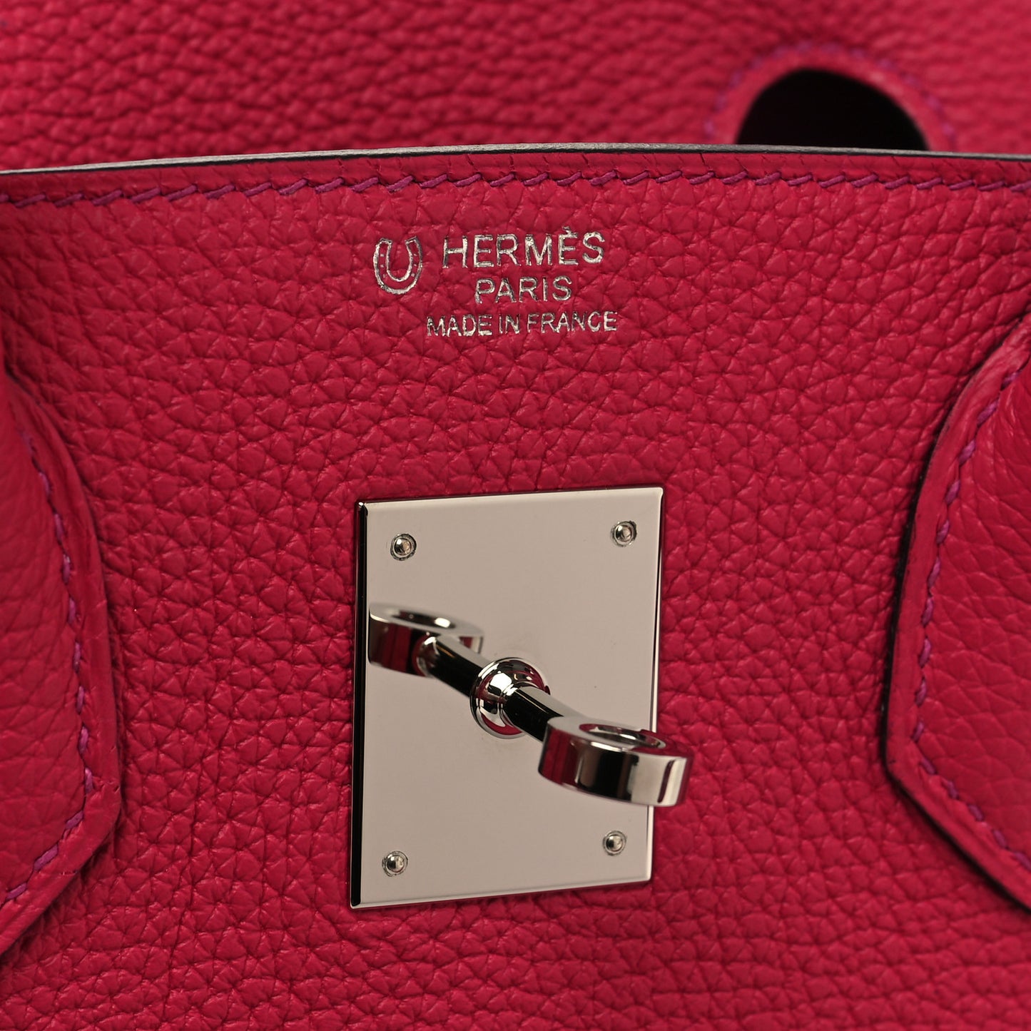 Togo Horseshoe Birkin 30 Rose Mexico Rose Pourpre
