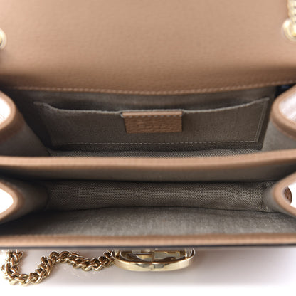 Gucci Dollar Calfskin Small Interlocking G Shoulder Bag Camelia 5 of 9
