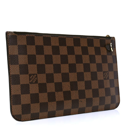 Louis Vuitton Damier Ebene Neverfull MM GM Pochette 2 of 6