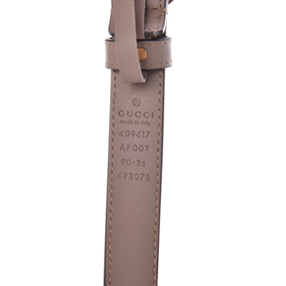 Gucci Calfskin Double G 20mm Belt 90 36 Porcelain Rose 4 of 7