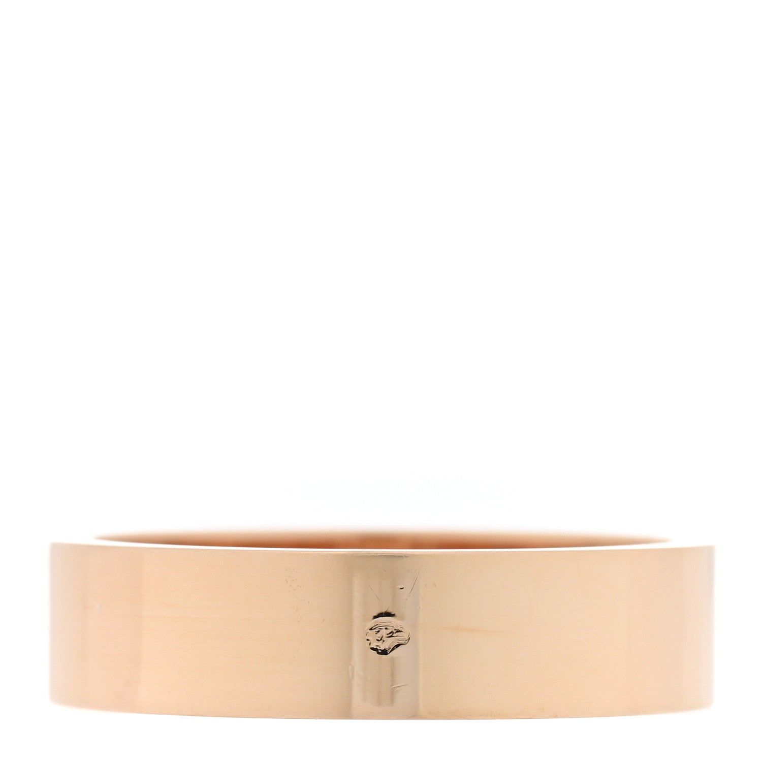 Hermes 18K Rose Gold Diamond PM Kelly Ring 55 7.25 3 of 4