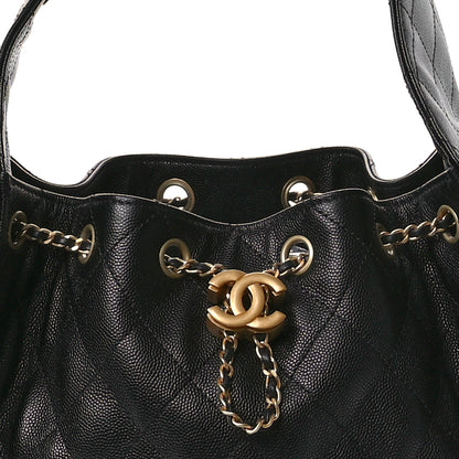 Chanel Caviar Quilted Small Chanel 25 Handbag Black 8 of 11