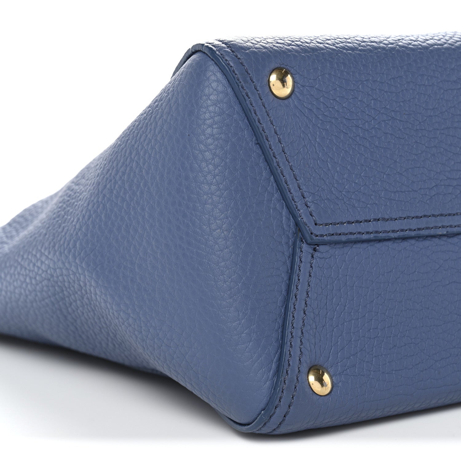 Salvatore Ferragamo Calfskin Tote Blue 8 of 9