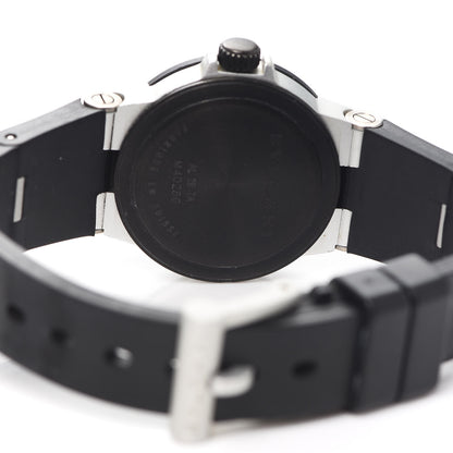 Bulgari Aluminum Rubber 29mm Diagono Quartz Watch 4 of 5
