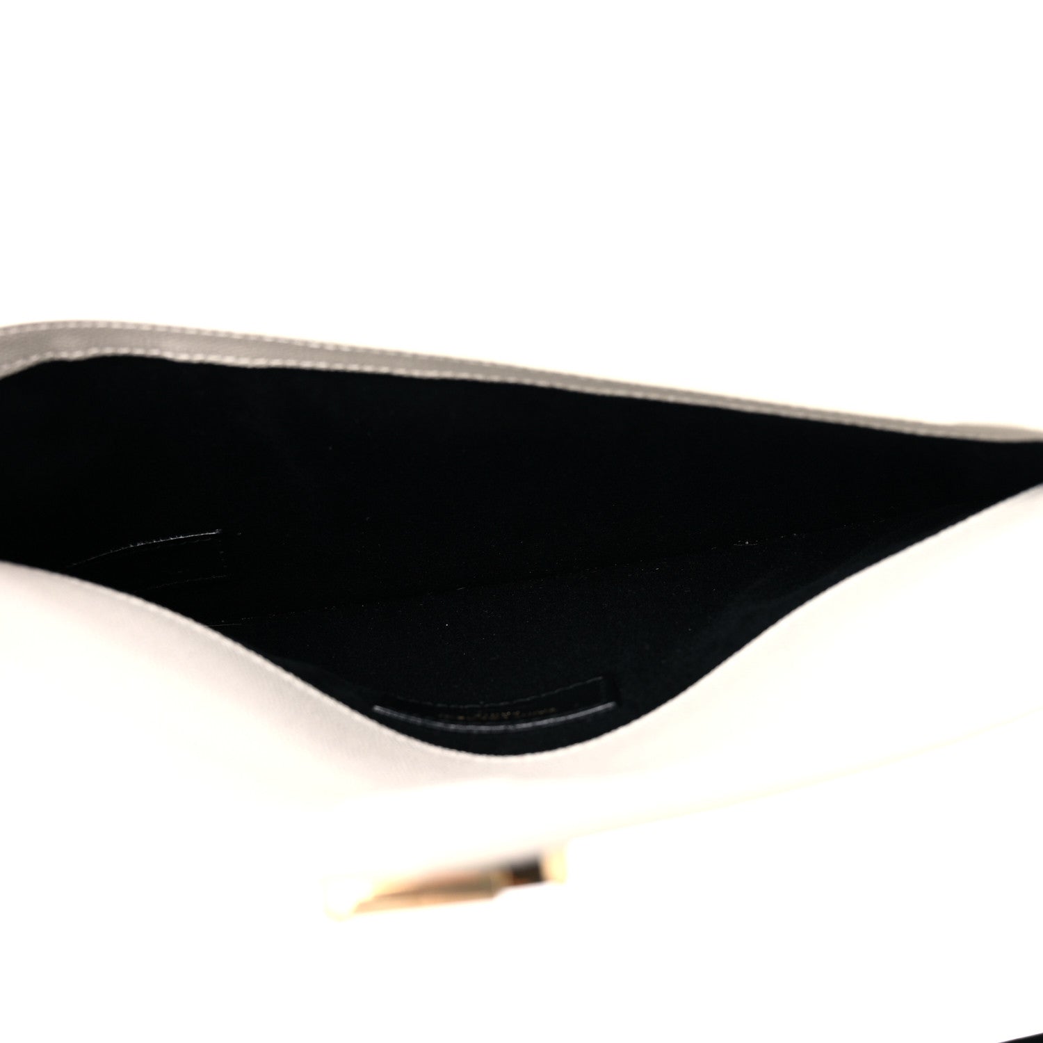 Saint Laurent Grain De Poudre Uptown Pouch Crema Soft 5 of 8