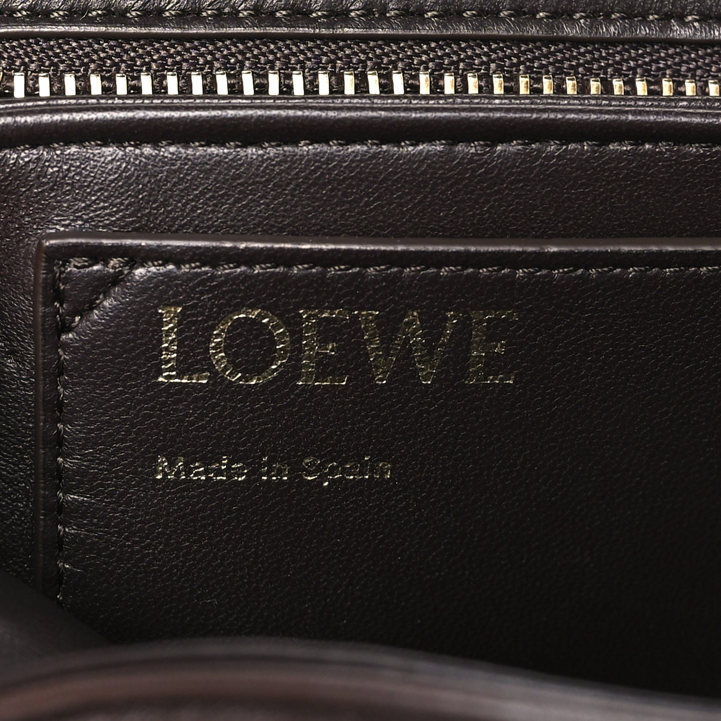 Lambskin Goya Puffer Bag Dark Chocolate