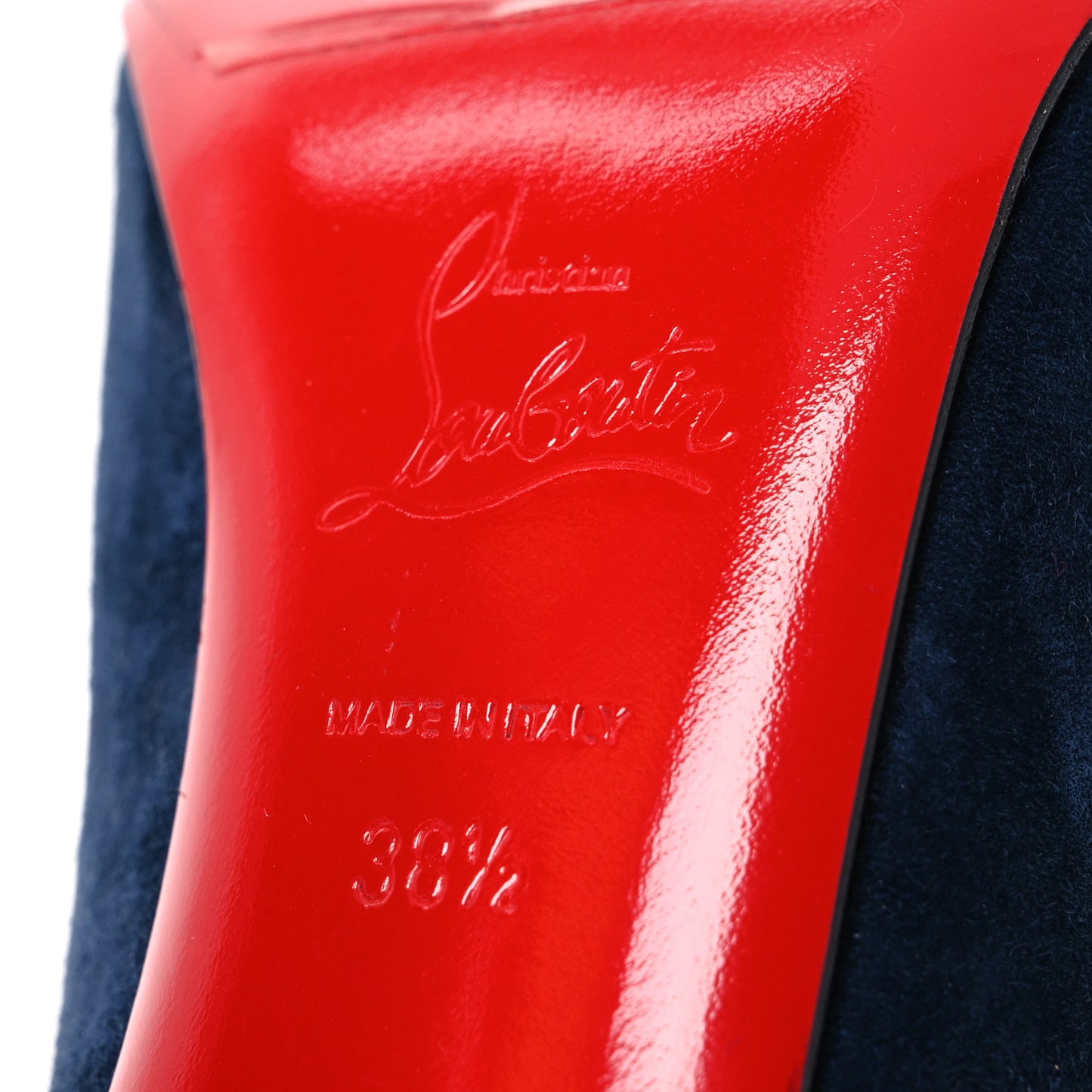 Veau Velours Eloise 100 Pumps 38.5 Marine