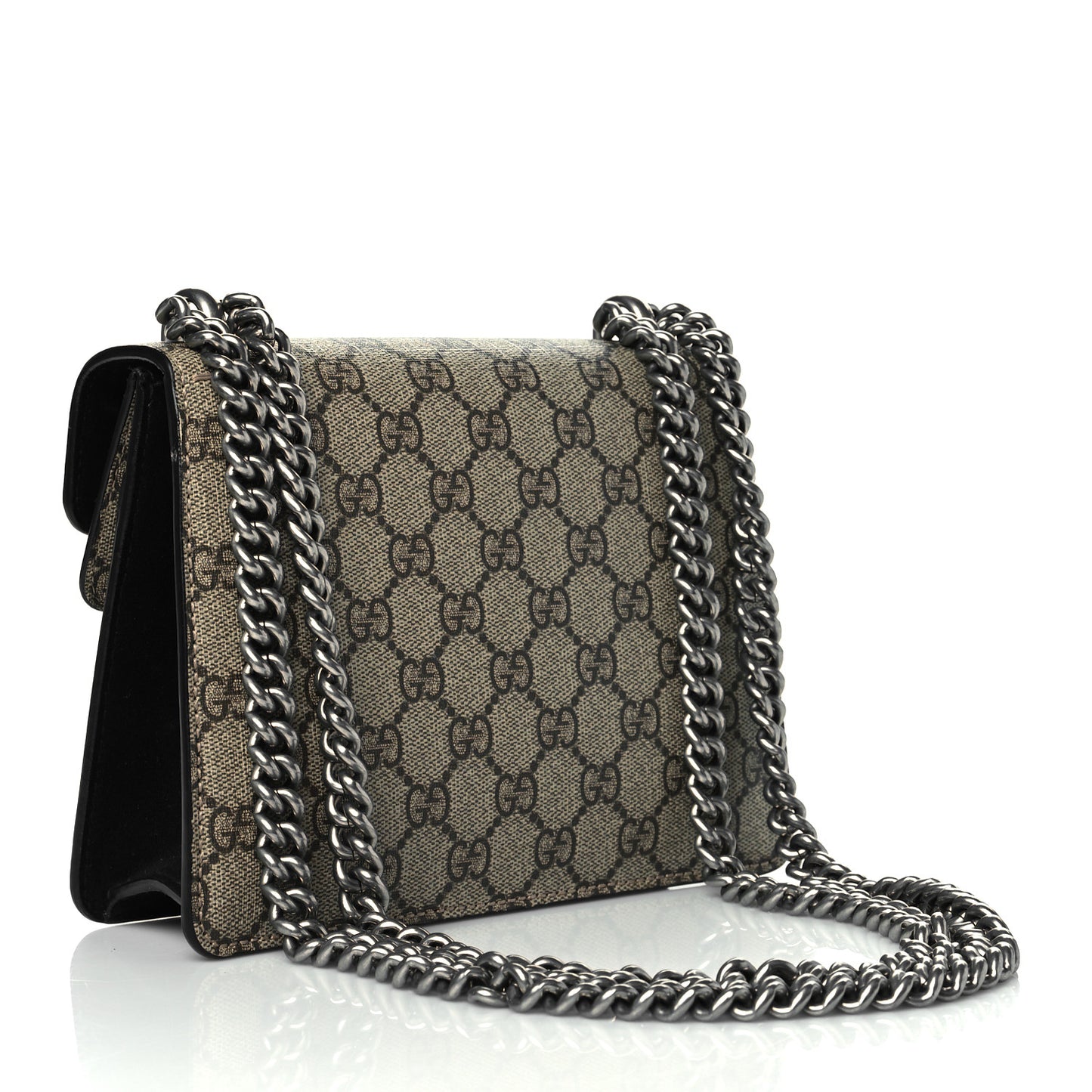 GG Supreme Monogram Mini Dionysus Shoulder Bag Black