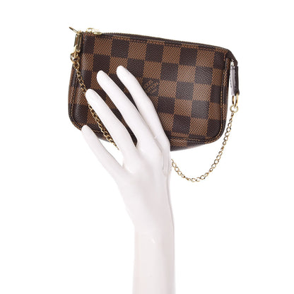 Louis Vuitton Damier Ebene Mini Pochette Accessories 2 of 8