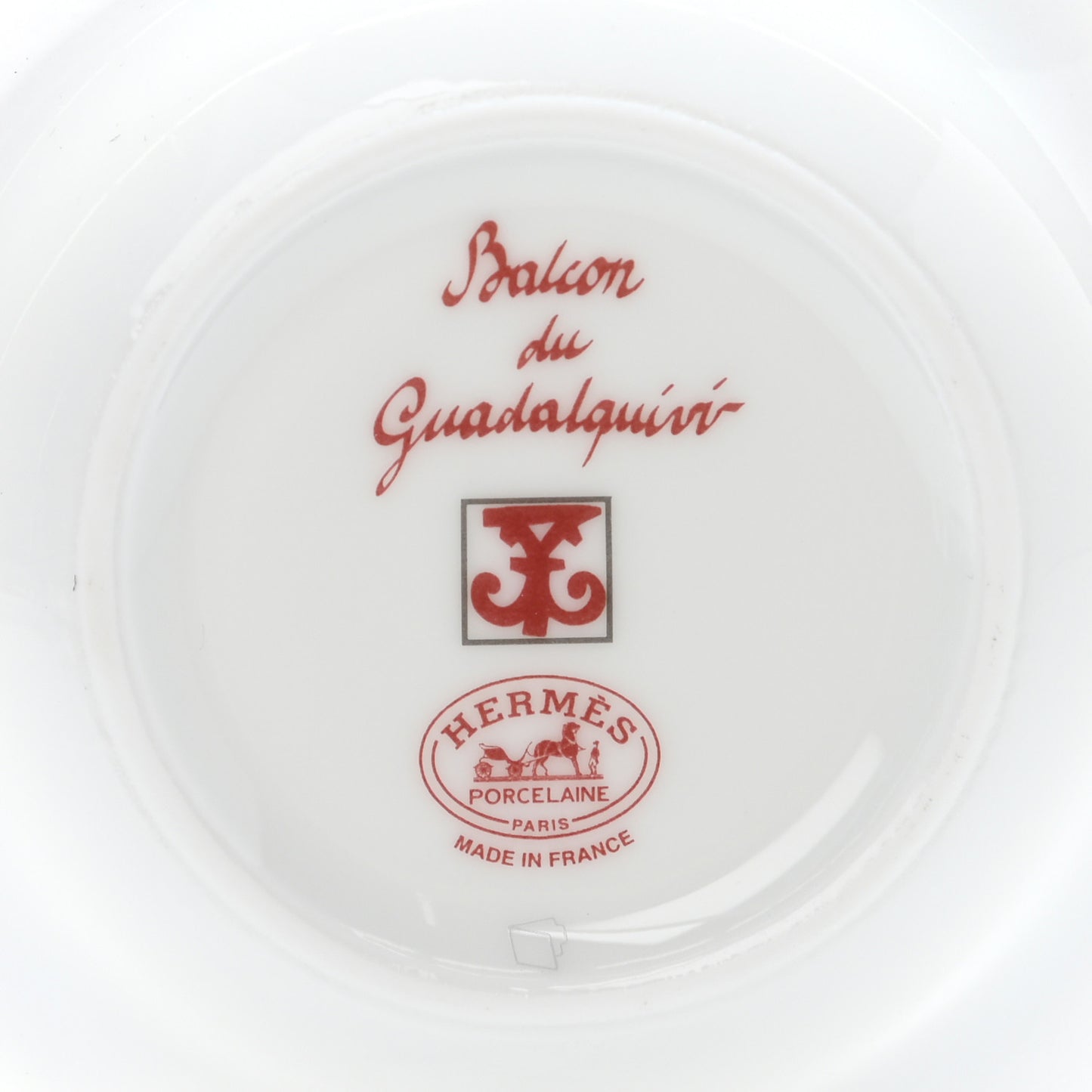Porcelain Balcon du Guadalquivir Coffee Cup and Saucer Set of 2