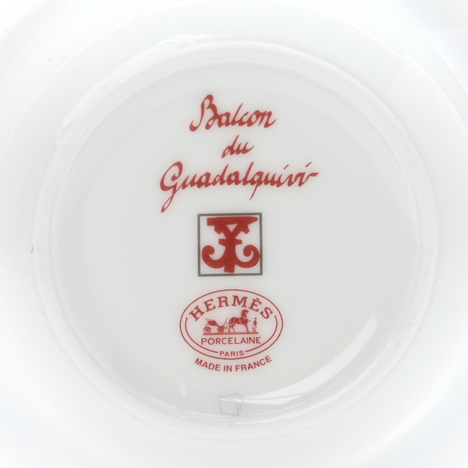 Hermes Porcelain Balcon du Guadalquivir Coffee Cup and Saucer Set of 2 5 of 7