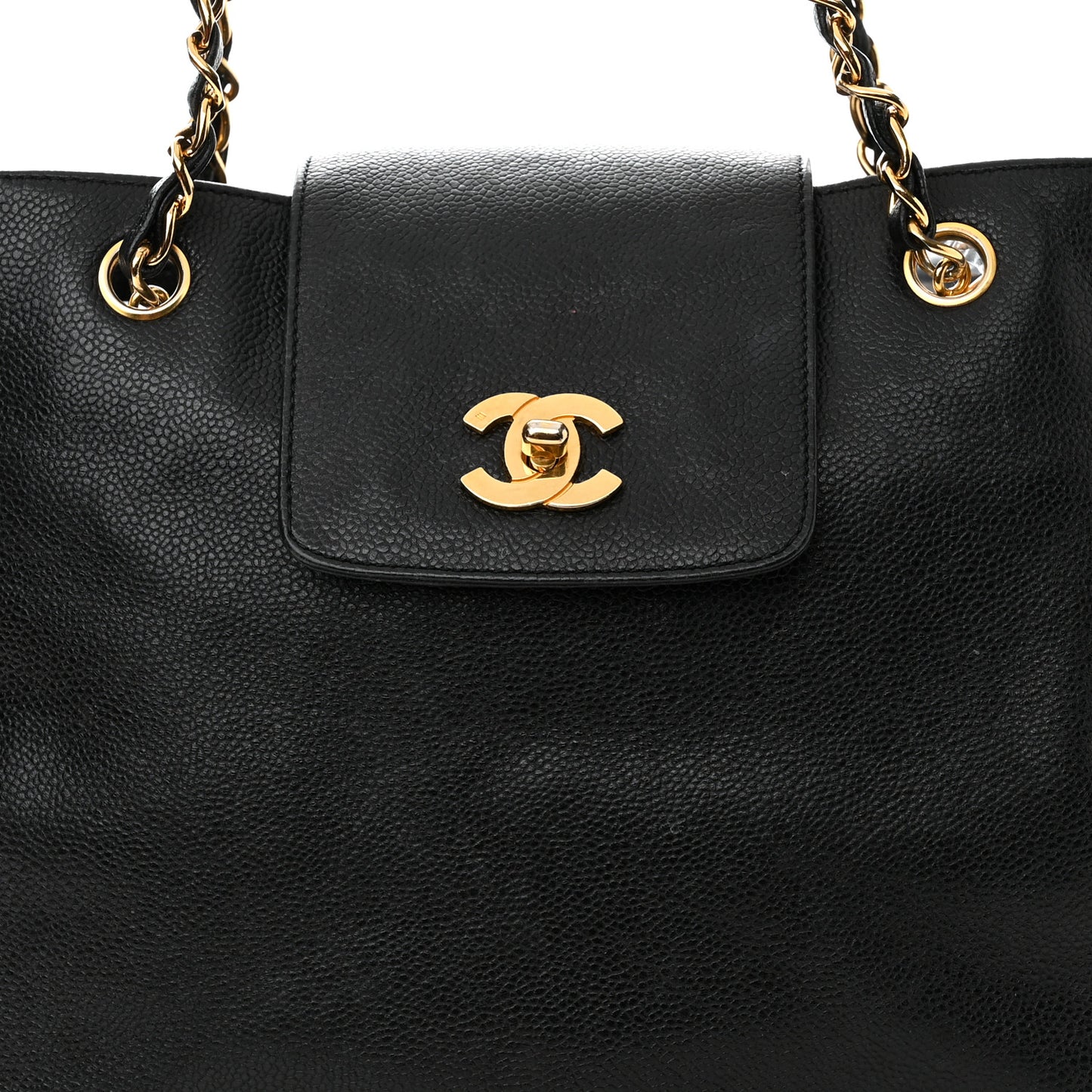 Caviar Shoulder Bag Black