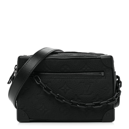 Louis Vuitton Taurillon Monogram Mini Soft Trunk Black 1 of 10