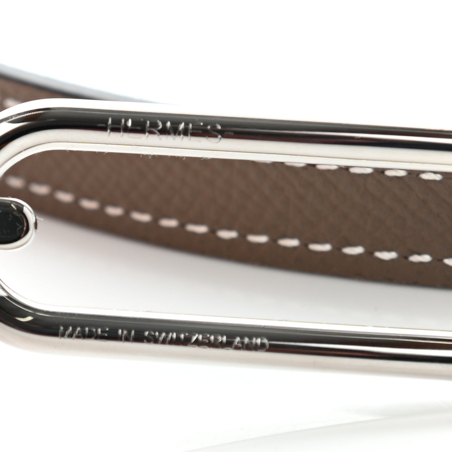Epsom 13mm Roulis Belt 70 Etoupe White