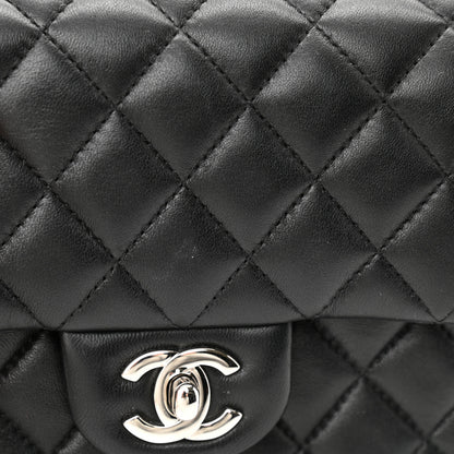 Chanel Lambskin Quilted Mini Square Flap Black 11 of 12