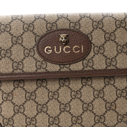 Gucci GG Supreme Monogram Neo Vintage Web Belt Bag Brown 8 of 10