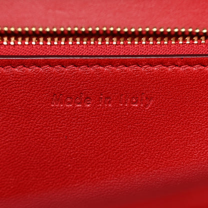 Celine Box Calfskin Medium Classic Box Flap Bag Red 7 of 13