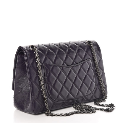 Chanel Aged Calfskin Quilted 2.55 Reissue 226 Flap Dark Purple 3 of 9