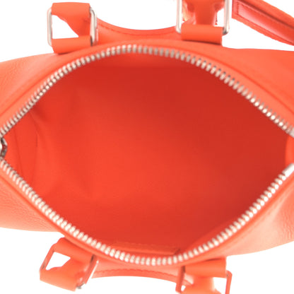 Louis Vuitton Grained Calfskin Aerogram Keepall XS Orange 5 of 9