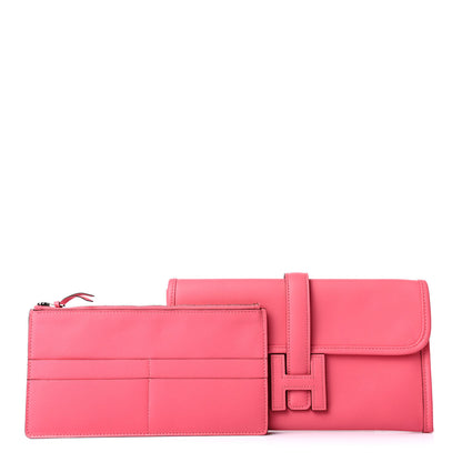 Hermes Swift Jige Duo Clutch Rose Azalee 1 of 4